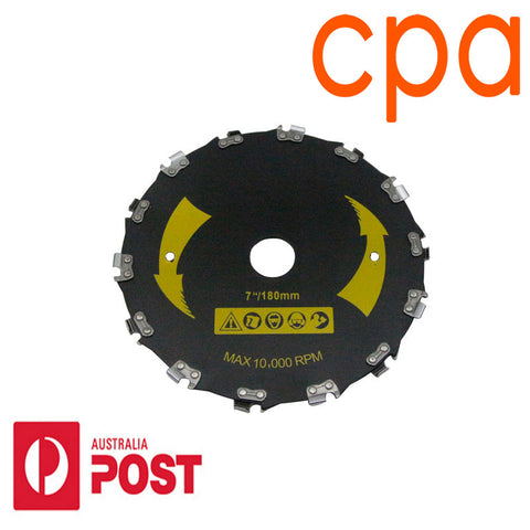 Brush Cutter Blade Chainsaw Teeth 25.4mm Centre Hole 180mm Diameter