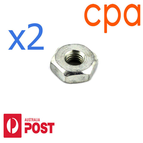 Bar Nuts - 8mm x2 for- STIHL MS170 MS180 017 018 - 0000 955 0801