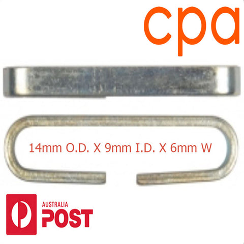Chainsaw Bar Spacer Adapter (1)- 14mm O.D. X 9mm I.D. X 6mm W