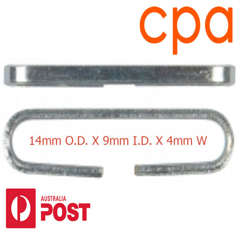 Chainsaw Bar Spacer Adapter (1)- 14mm O.D. X 9mm I.D. X 4mm W