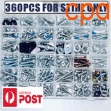 360 Piece Screws Bolts Nuts Clips- for STIHL MS880 MS661 MS660 MS461 MS460 MS440 MS441 MS390 MS361 MS360 MS260 MS250 MS230 MS200T MS192T MS180 MS170